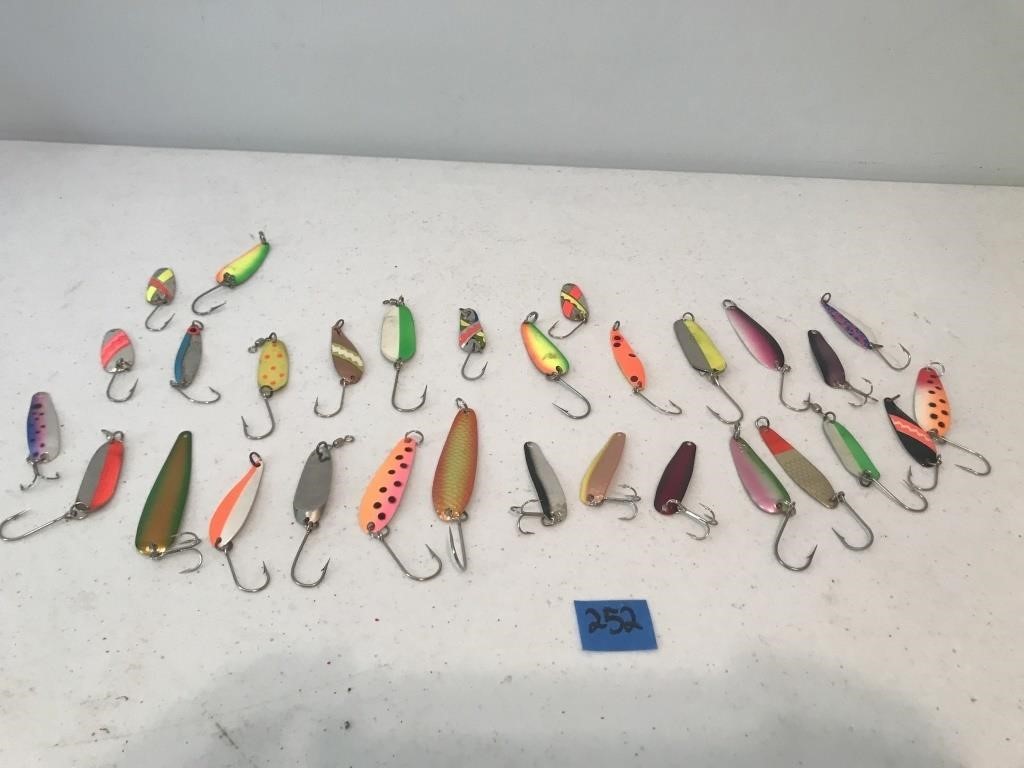 Assorted Size Spoon Lures