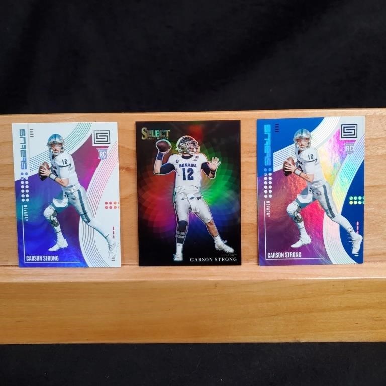 2022 Panini Select DP Carson Strong Color Wheel SS