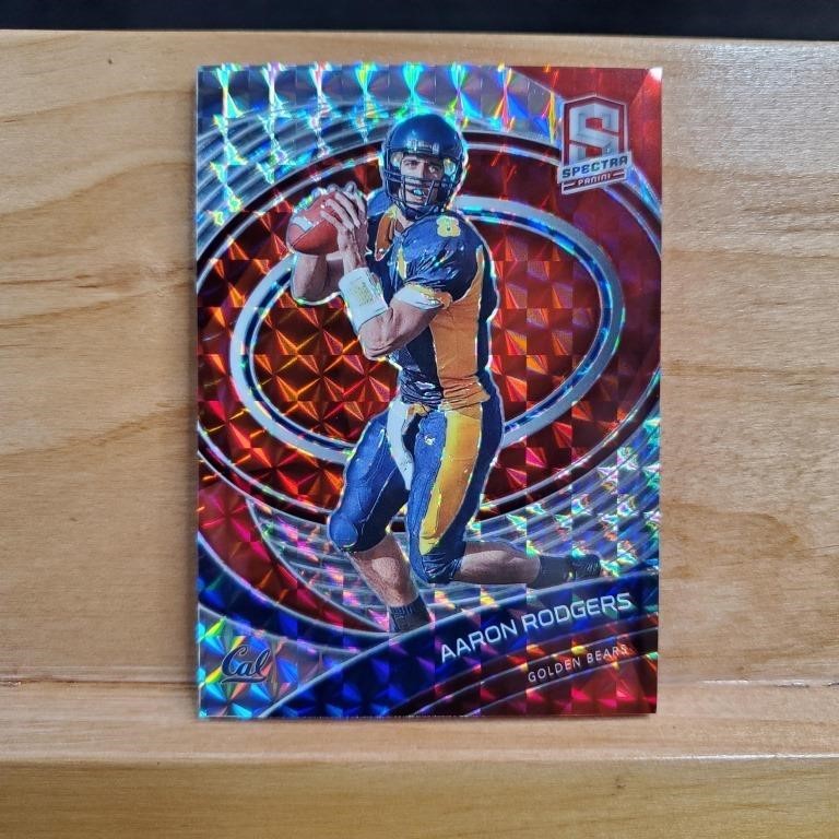 2022 Spectra DP Aaron Rodgers RED /25 PRIZM SSP