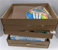 Large Lot of Various Crafting Supplies