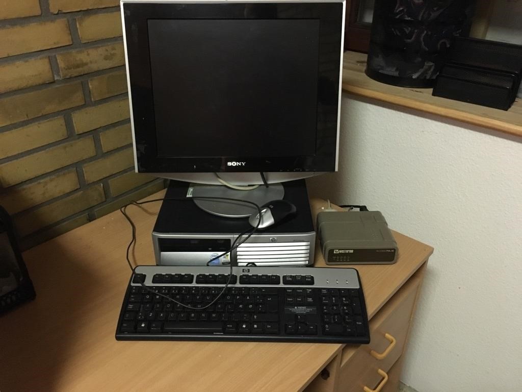 sigte Dovenskab hungersnød Stationær computer med skærm | Campen Auktioner A/S