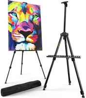 Portable Artist Easel Stand - 21x66 Black