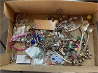 Box of costume jewelry