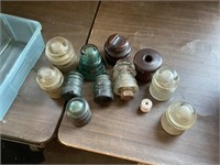 Misc. glass insulators