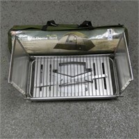 9x7 Tent, Sleeping Bag, Stainless Cooker
