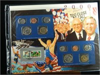2000 United States Coin & Stamp Set