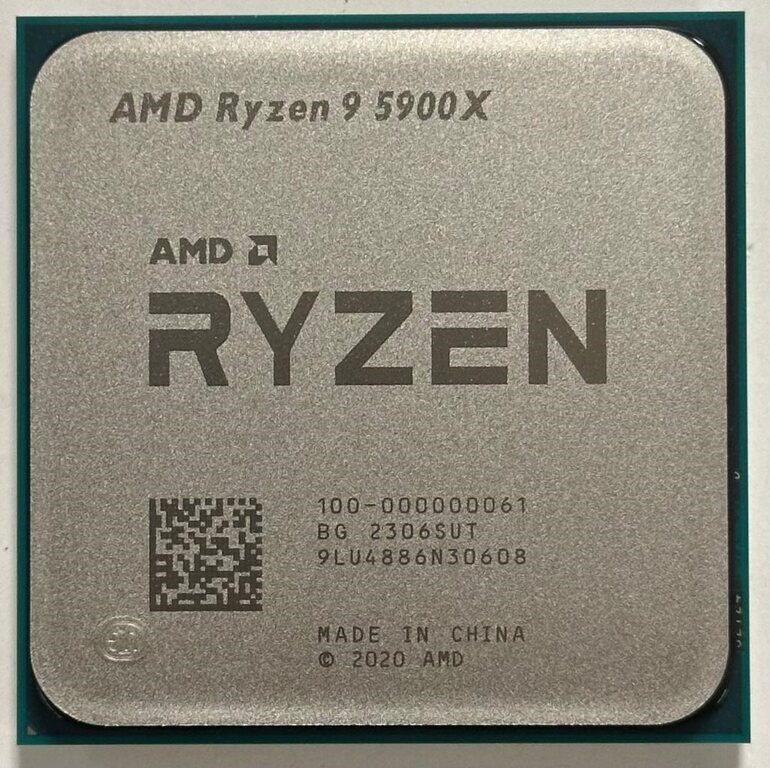 Unit only, AMD Ryzen 9 5900x ( In showcase )