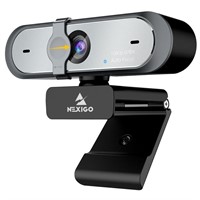 NexiGo N660P 1080P 60FPS Webcam with Software,