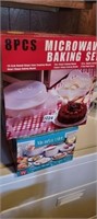 (2) BOXES OF MICROWAVE BAKEWARE NEW