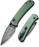 Civivi Green Qubit Button Lock Knife