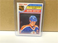 1985-86 OPC Wayne Gretzky #257 Goal Scoring Leader