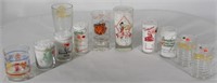 Collection of Vintage Commemorative Glasses