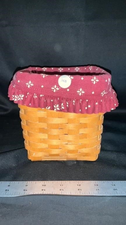 Longaberger basket With cloth insert only