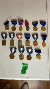 Collection of IHSA Concert Medallions