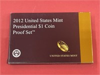 2012-S 4 Coin Presidential Dollar Proof Set