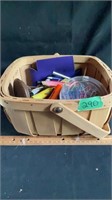 Basket, Stationary items, variety