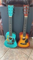 Pair of First Act Discovery Guitars For Kids,