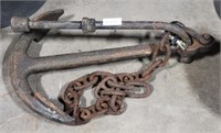 CAST IRON SHIP ANCHOR