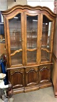 Vintage Wooden China Cabinet