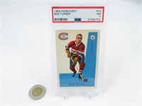 Bob Turner , carte hockey 1959 Parkhurst PSA 7