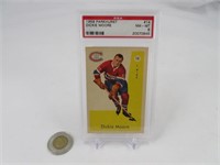 Dickie Moore , carte hockey 1959 Parkhurst PSA 8