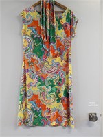 Ralph Lauren Belted Multicolored Dress (L)