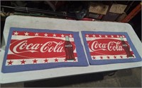 Two Coca-Cola Pillow Cases 1994