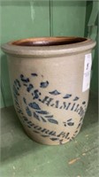 Vintage - Hamilton crock - 6.5 inches high