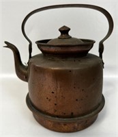 NICE COPPER TEAPOT WITH SWING HANDLE