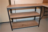 Wood and Iron Bookshelf