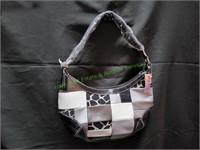 Gigi Olivia Black/Silver/White Handbag Purse