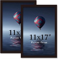 SKAOTUS 11x17 Black Solid Wood Frame 2 pack