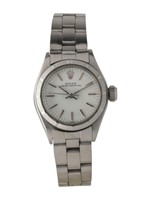 Rolex Oyster Perpetual 24mm White Dial Watch