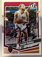 Cavaliers Isaiah Mobley Signed Card with COA