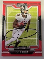 Falcons Calvin Ridley Signed Card with COA