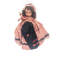 Vintage Nancy Anne Storybook Doll Red Picnic Dress