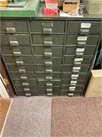 Hobart Steel Organizer With Contents