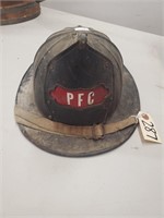 Composite Fireman's Helmet w/ Leather Badge