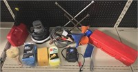 Automotive Lot: Jumping Cables, Safety Triangles,