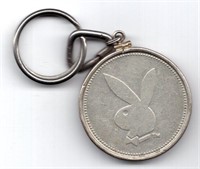 Playboy Hotel & Casino $1 Token Keychain