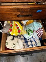Contents of Drawer: Linens, etc.