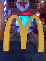 34 x 30” Metal McDonalds Sign