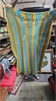 Olive, Gold & Turquoise Afghan