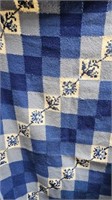 Wool Quilt with Needlepoint