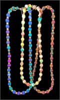 Beaded Fabric Necklaces