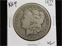 1879 CC MORGAN SILVER DOLLAR 90%