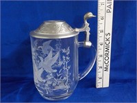 Etched duck stein France