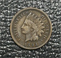 US 1893-P Indian Head Small Cent