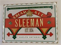 SLEEMAN CREAM ALE SST EMBOSSED SIGN