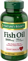 Nature's Bounty, Fish Oil, 1,000 Mg, 220 Coated So